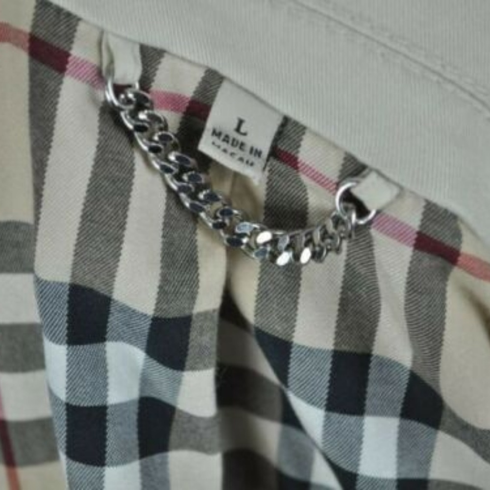 Real! BURBERRY London Jacket w/ NOVA PLAID Lining